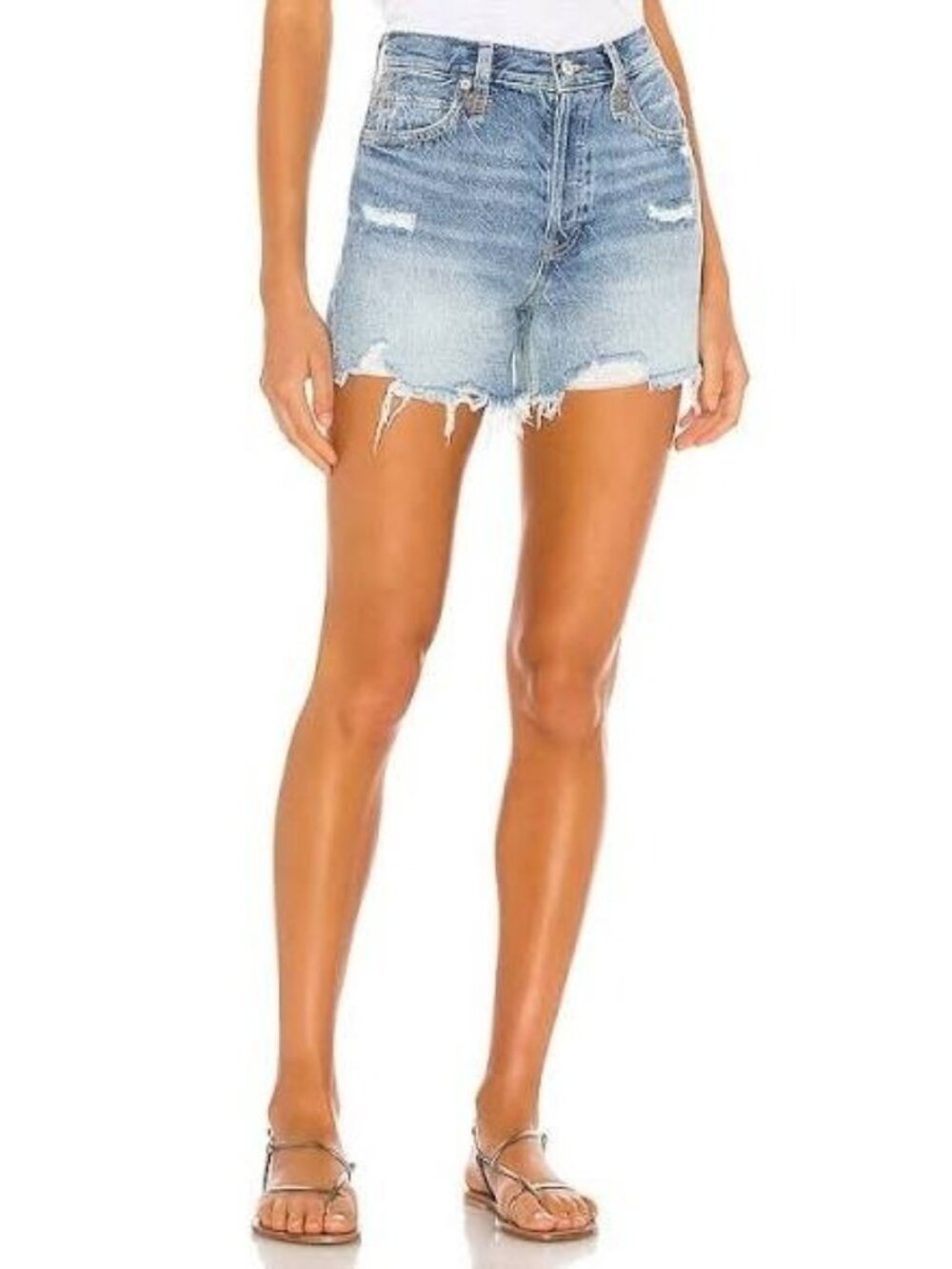 We the Free People Makai Cut Off Denim Shorts 29